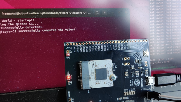 chip and computer screen with code