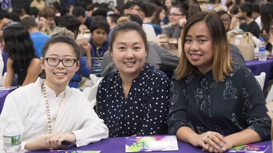 Three female STEMNow participants