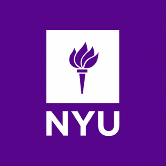 NYU purple torch logo